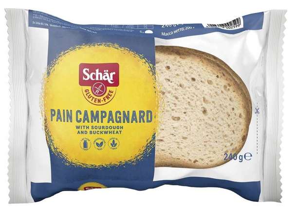 Chleb wiejski bezglutenowy Pain Campagnard 240g Schar
