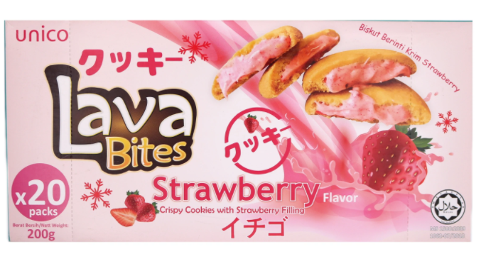 Lava bites Strawberry