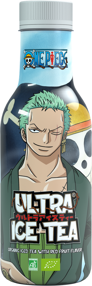 One Piece Zoro Ultra Ice Tea & Red Fruit One Piece Zoro, bottiglia