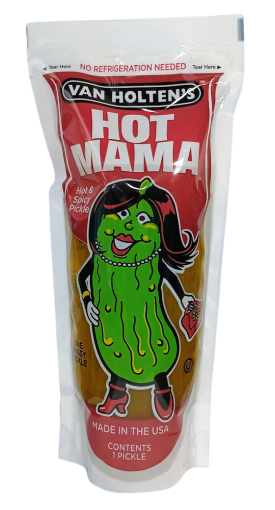 Hot Mama Pickle-Hot&Spicy Flavour 198g Van Holten