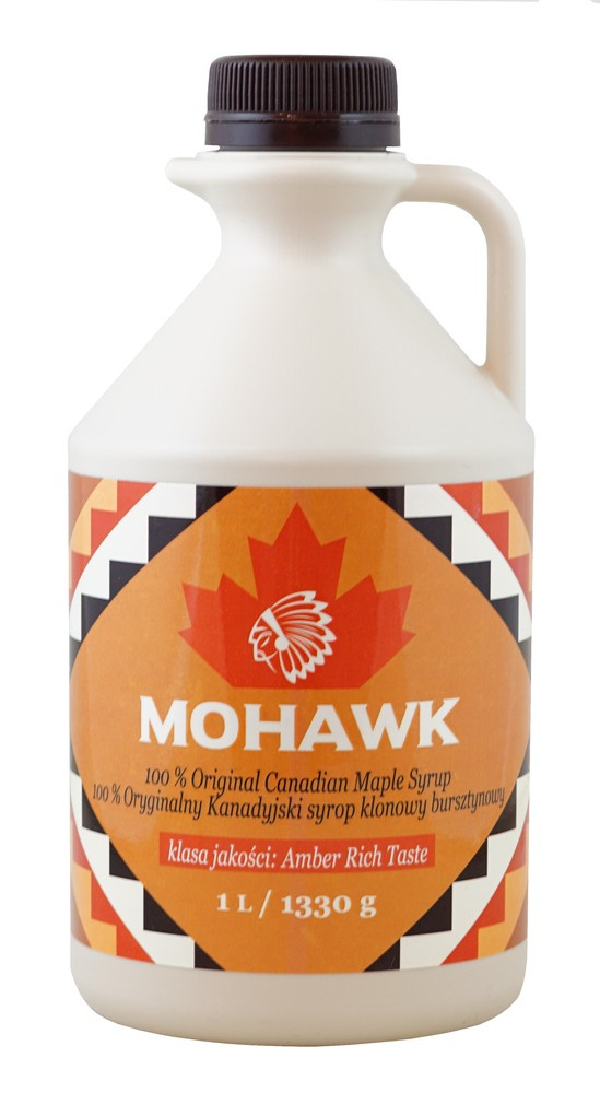 Syrop klonowy bursztynowy Amber Rich Taste 1 litr/1,32kg Mohawk Syrop klonowy cena