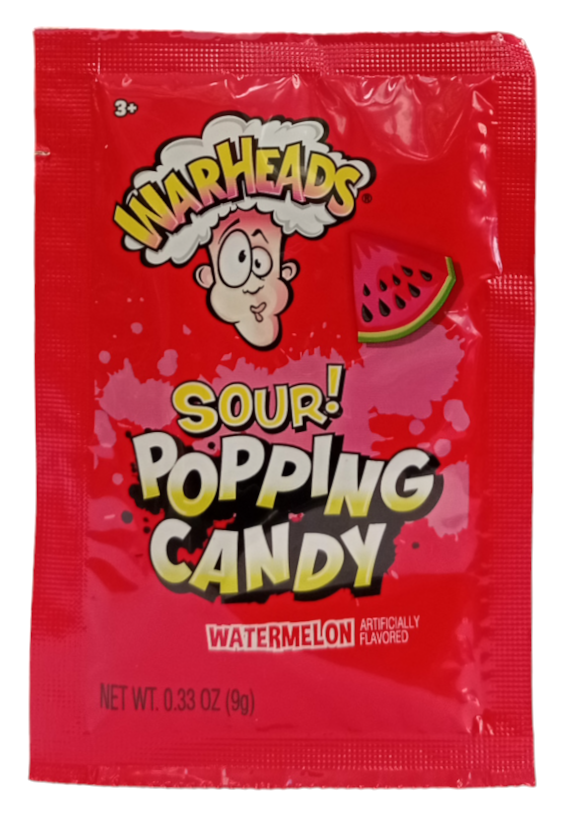 Sour Popping Candy Warheads