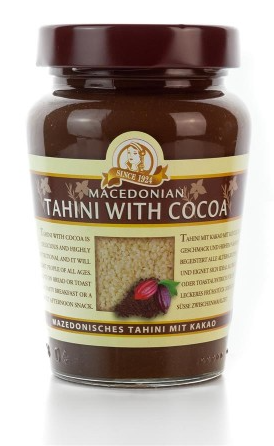 Tahini, pasta sezamowa kakaowa 350g Makedonikos