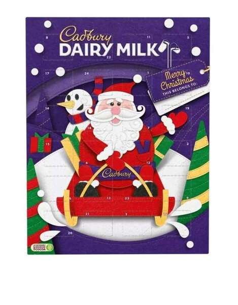 Kalendarz Adwentowy 90g Cadbury Dairy Milk
