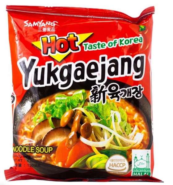 Zupka koreańska Hot Yukgaejang 120g SamYang TERMIN PRZYDATNOŚCI 15-11-2024