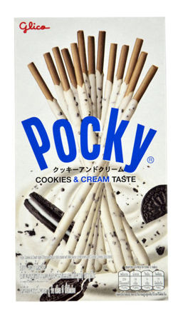 Pocky Cookies&Cream, paluszki o smaku Oreo 45g Glico