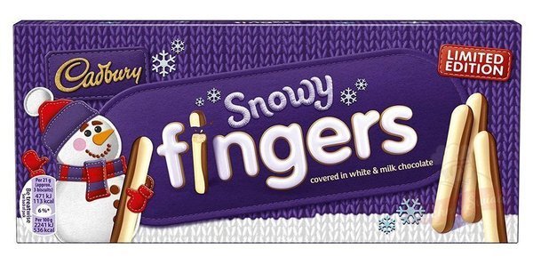 Ciasteczka Snowy Fingers 115g Cadbury 