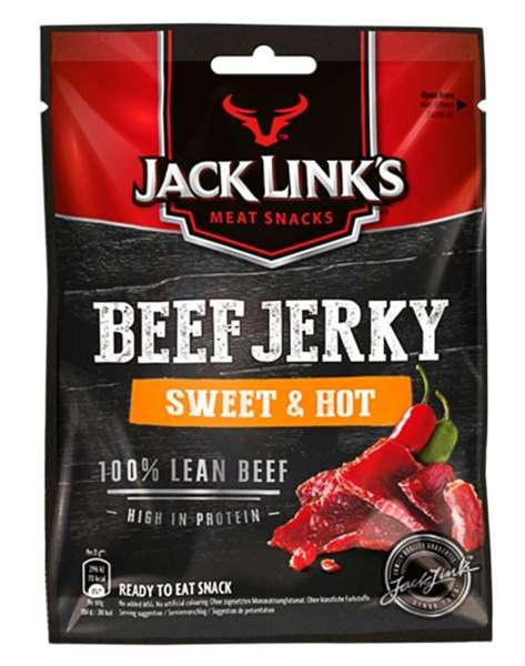 Beef Jerky Sweet&Hot, suszona wołowina 25g Jack Link's