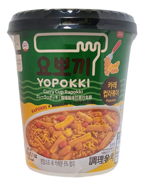 Curry Rapokki Cup 145g Yopokki 