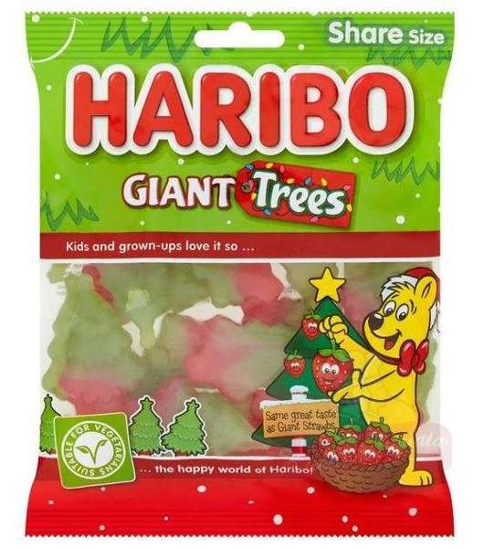 Żelki Haribo Giant Trees 160 g TERMIN PRZYDATNOŚCI 31-10-2024