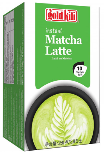 Herbata Matcha Latte, instant, saszetki 10x25g Gold Kili 