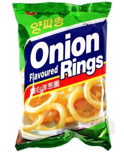 Onion Rings, koreańskie chrupki cebulowe 50g NongShim