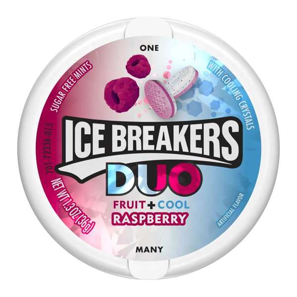 Cukierki Duo Fruit+Cool Raspberry 36g Ice Breakers