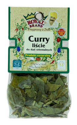 Suszone liście curry 20g Royal Brand