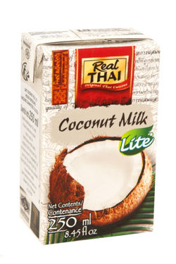 36 x Mleko kokosowe Light, mleczko 250ml Real Thai 