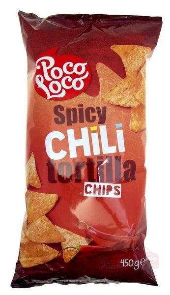 Tortilla chips Spicy Chili 450g Poco Loco