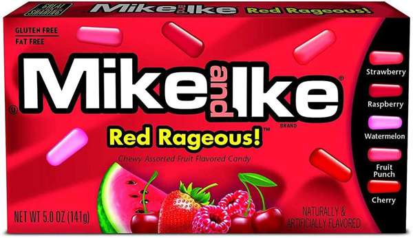 Cukierki owocowe do żucia, Mike and Ike Red Rageous 141g