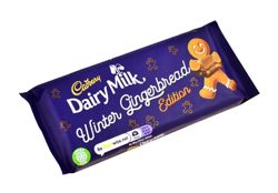 Czekolada mleczna z piernikami, Winter Gingerbread Edition 120g Cadbury