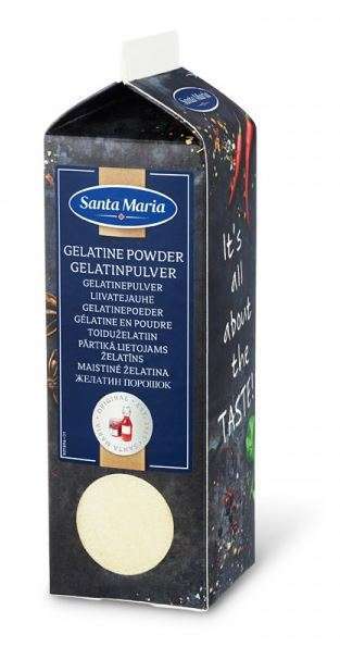 Żelatyna w proszku, Gelatinpulver 600g Santa Maria