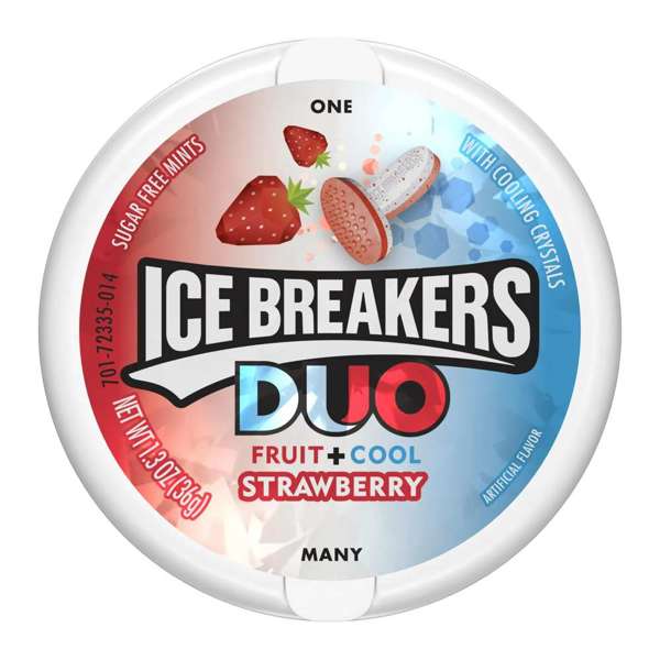 Cukierki Duo Fruit+Cool Strawberry 36g Ice Breakers