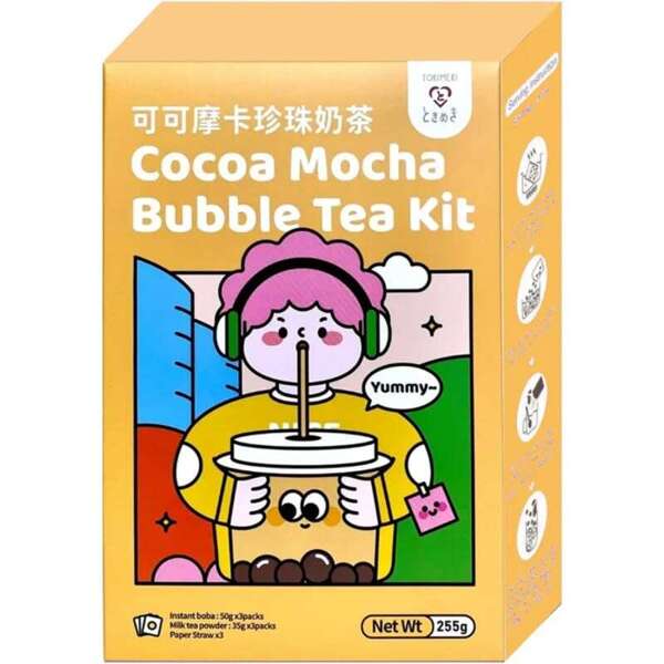 Napój Bubble Tea Cocoa Mocha Kit 255g Tokimeki