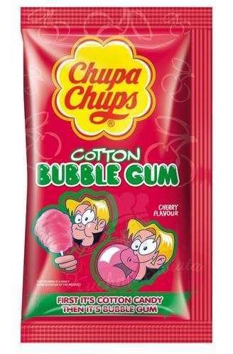 Chupa Chups Cotton Bubble Gum Cherry 11g