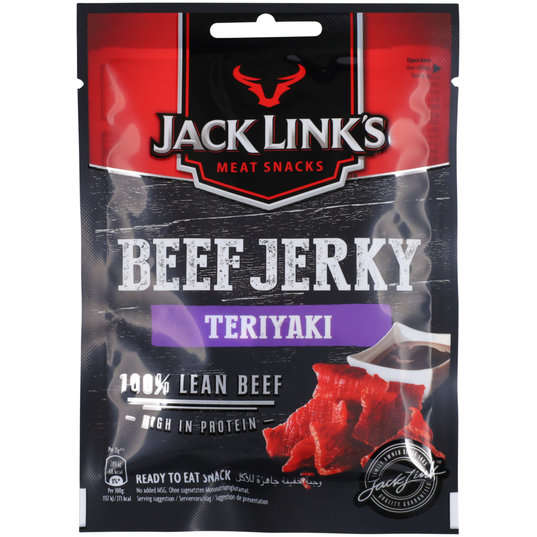 Beef Jerky Teriyaki, suszona wołowina 25g Jack Link's