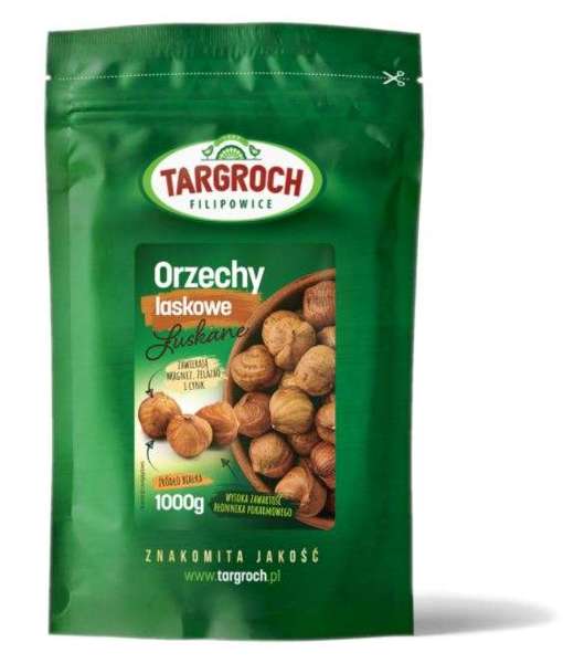 Orzechy laskowe łuskane 1kg Targroch