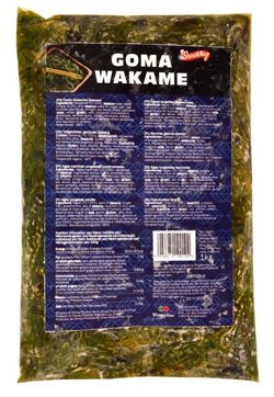 Sałatka z wodorostów, Goma Wakame, mrożona 1kg Shirakiku
