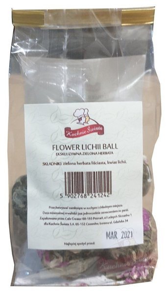 Herbata zielona z kwiatem lichii, Flower Lichi Ball 8szt.