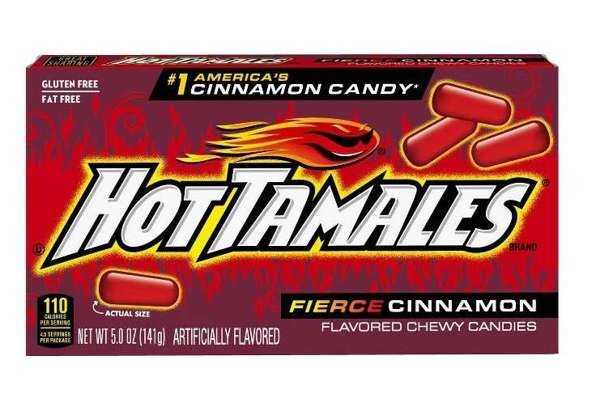 Cynamonowe cukierki do żucia Hot Tamales 141g