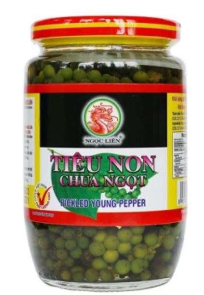 Pieprz zielony marynowany 390g Ngoc Lien