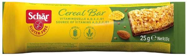 Cereal Bar, baton zbożowy z czekoladą 25g Schar 