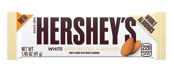 Biała czekolada Hershey's z całymi migdałami 41g