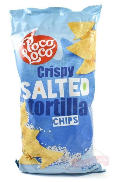 Tortilla chips Crispy, solone 450g Poco Loco