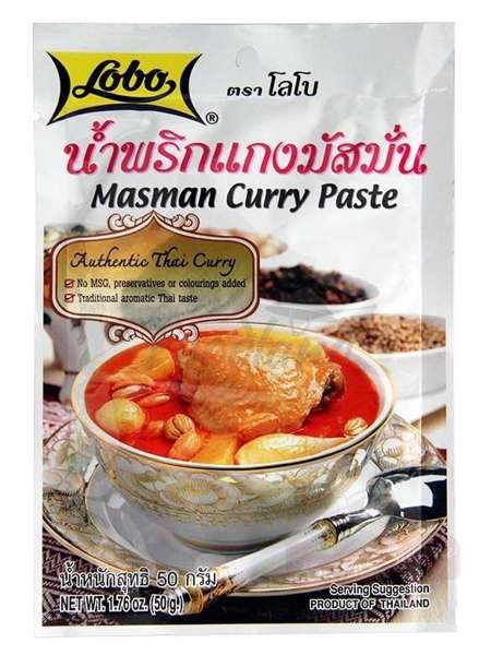 Pasta Curry Massaman 50g Lobo