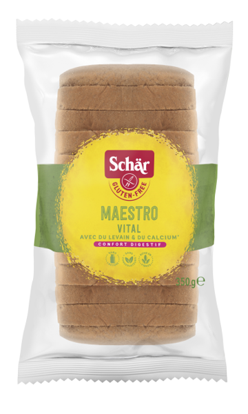 Chleb wieloziarnisty Maestro Vital 350g Schar TERMIN PRZYDATNOŚCI 31-05-2024