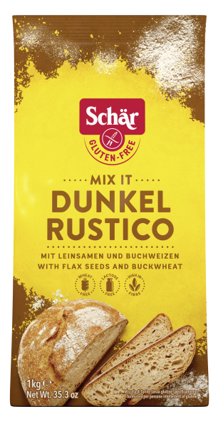 Mix It Dunkel Rustico, mąka do wypieku chleba razowego 1kg Schar