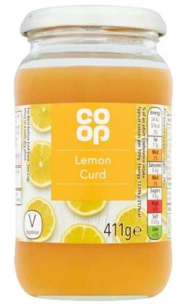 Krem cytrynowy, masło cytrynowe, Lemon Curd 411g COOP 