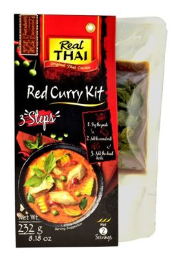 Zestaw do przygotowania czerwonego curry 232g Real Thai 