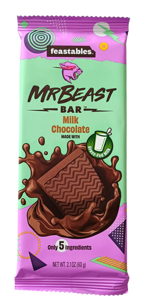 Czekolada mleczna, Chocolate Milk Bar 60g Mrbeast