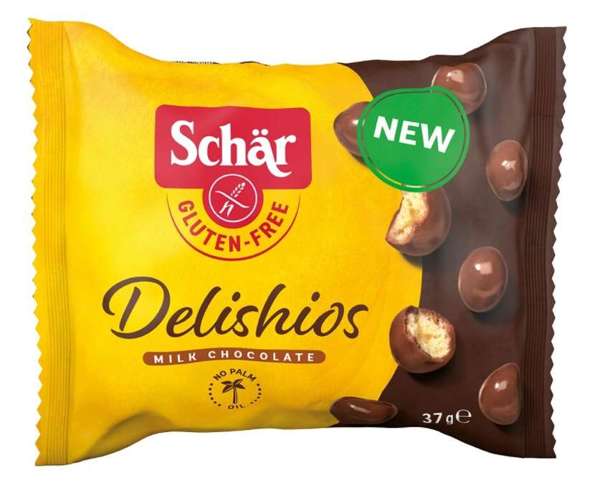 Chrupki  bezglutenowe w czekoladzie Delishios  37g Schar
