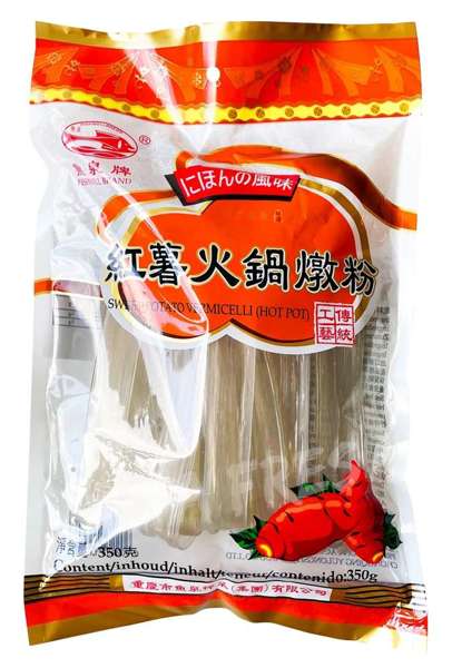 Makaron ze słodkich ziemniaków Vermicelli L 350g YuQuan   