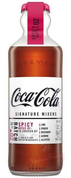 Coca Cola Signature Mixers - Spicy Notes 200ml DATA PRZYDATNOŚCI: 30.06.2022