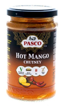 Hot Mango Chutney, słodko-pikantny sos mango 320g Pasco