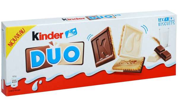 Herbatniki Kinder Duo 150g Ferrero TERMIN PRZYDATNOŚCI 03-11-2023