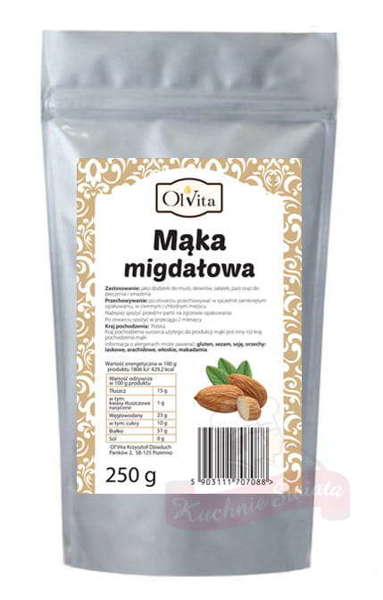 Mąka migdałowa 250g Olvita