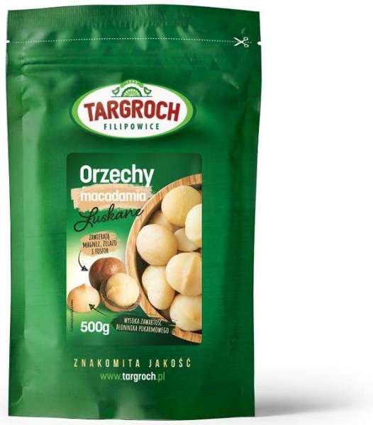 Orzechy macadamia łuskane 500g Targroch
