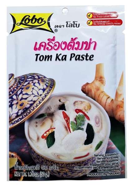 Pasta Tom Ka, koncentrat zupy kokosowej 50g Lobo