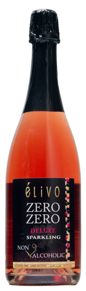 Wino bezalkoholowe różowe musujące Elivo Zero Sparkling 750ml